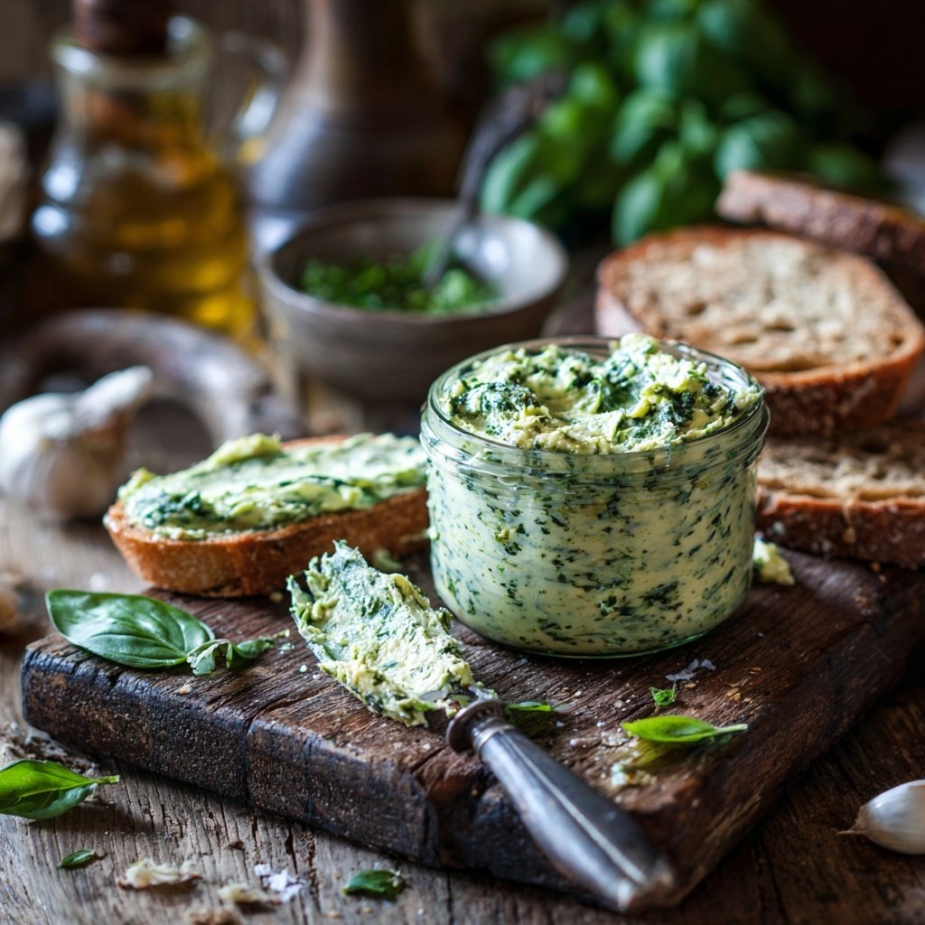 Kräuterbutter Mit Basilikum Öl