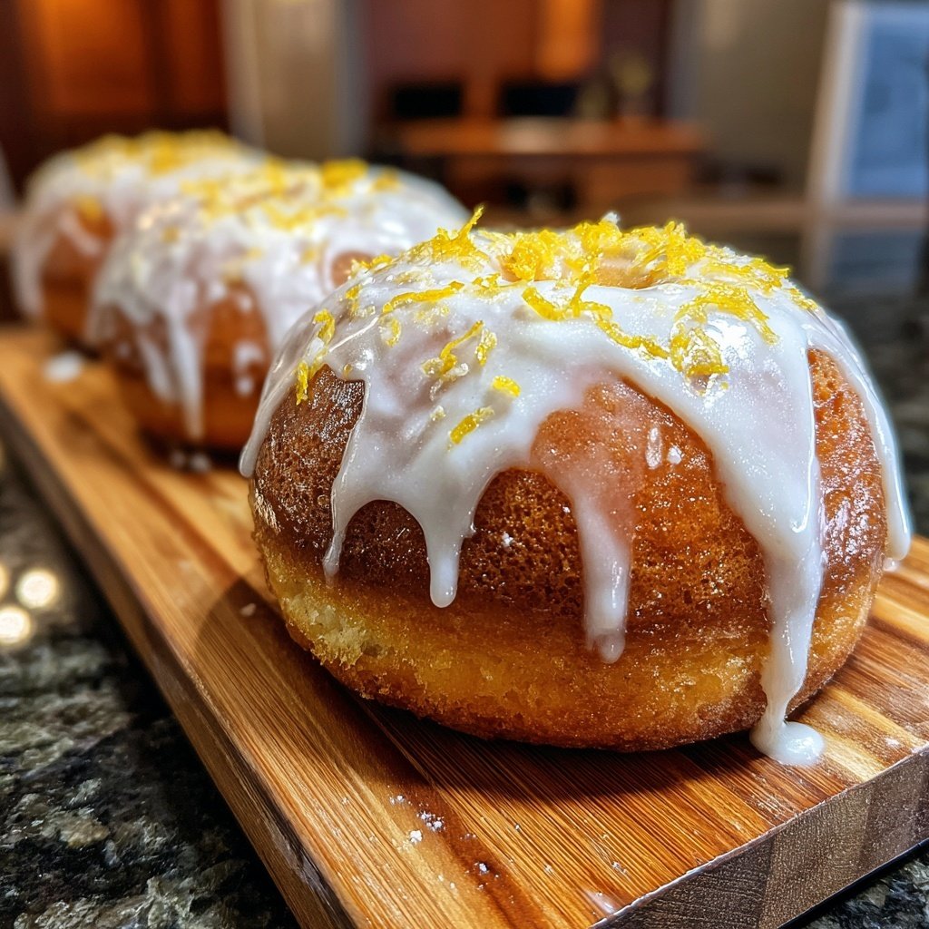 Zitronenkuchen mit Quarkglasur