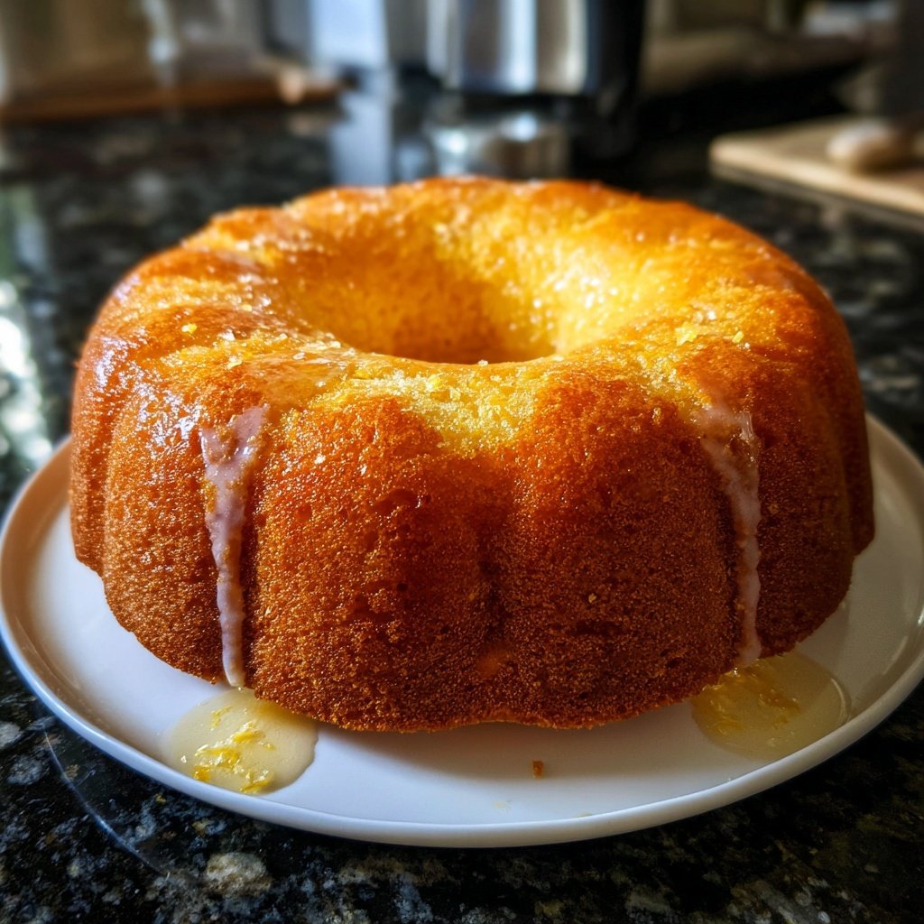 Zitronenkuchen mit Olivenöl