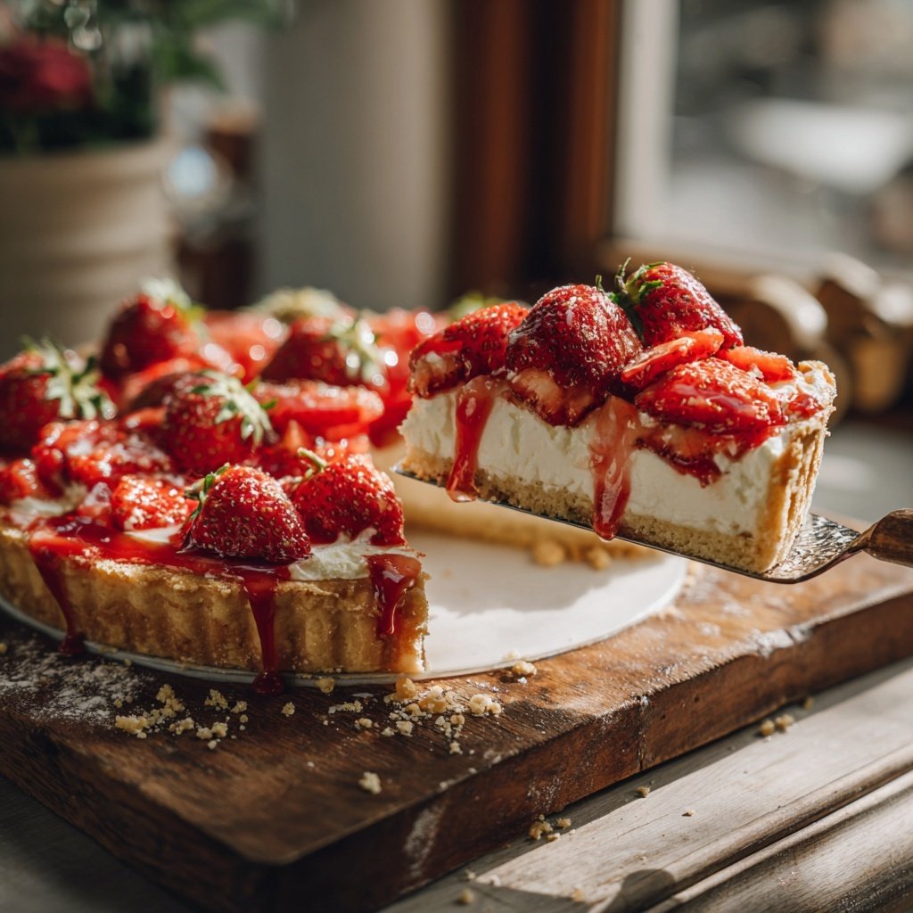 Erdbeerkuchen Mit Quark Creme